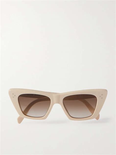 celine cat eye glasses|celine ivory cat eye sunglasses.